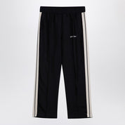Palm Angels Anthracite grey linen sports trousers