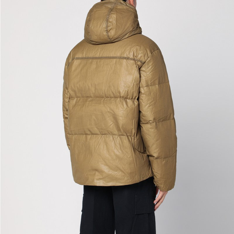 Purple Mountain Observatory Khaki green padded zipped jacket