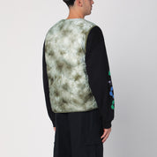 Purple Mountain Observatory Camouflage quilted nylon waistcoat