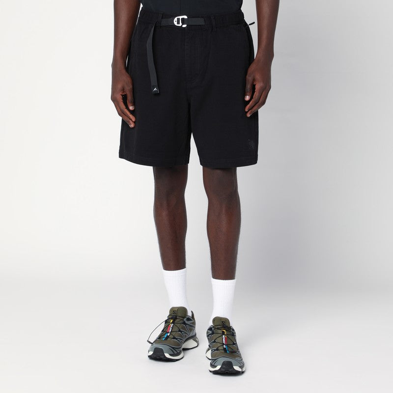 Purple Mountain Observatory Black cotton bermuda shorts