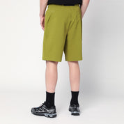 Purple Mountain Observatory Olive green Bermuda in mixed nylon