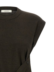 Lemaire Side Panel Top — Knitted Merino Crewneck