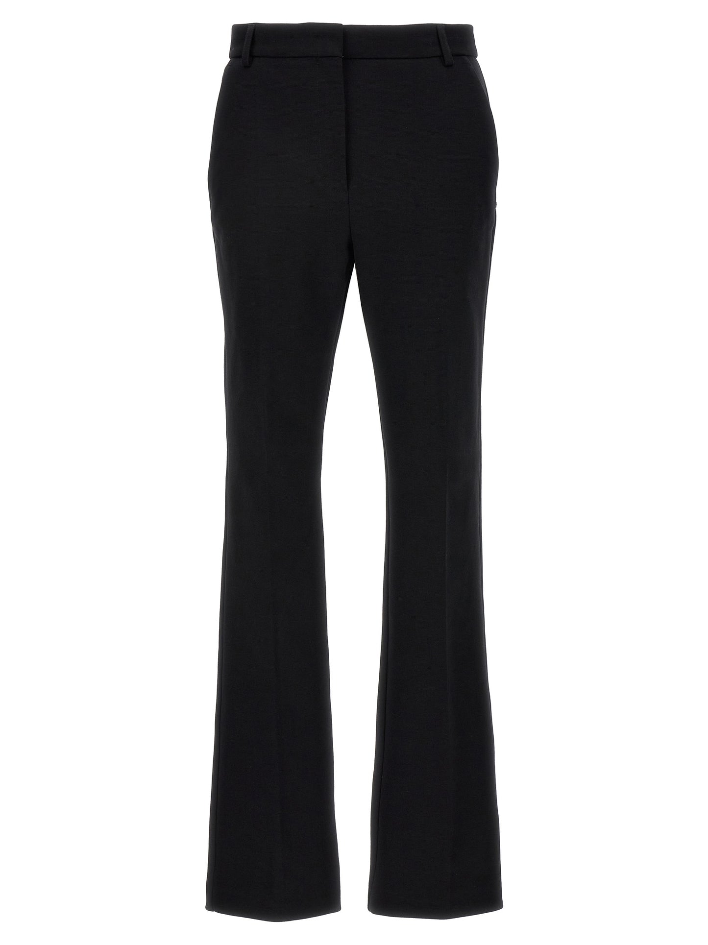 Sportmax Pontida Trousers — Black Cotton Jersey