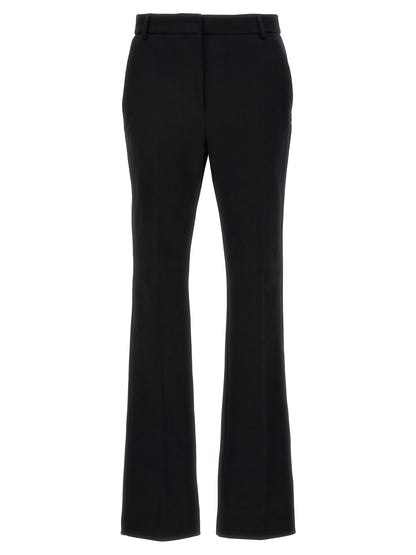 Sportmax Pontida Trousers — Black Cotton Jersey