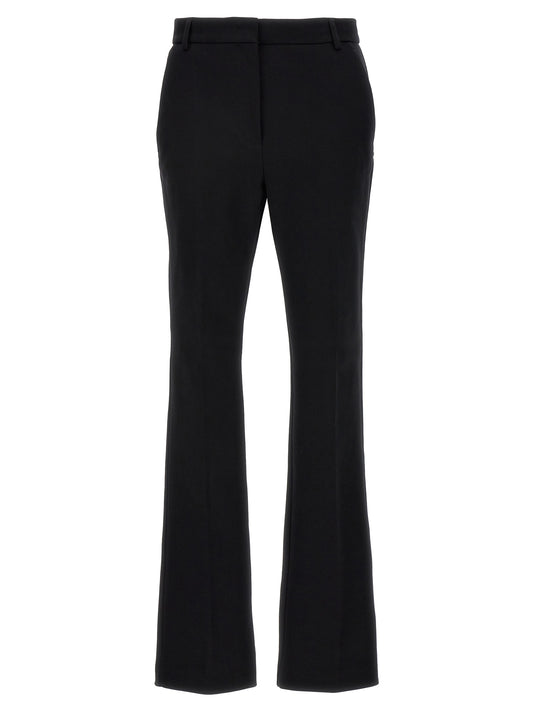 Sportmax Pontida Trousers — Black Cotton Jersey