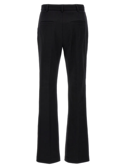 Sportmax Pontida Trousers — Black Cotton Jersey