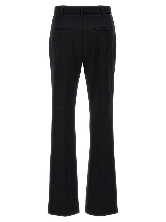 Sportmax Pontida Trousers — Black Cotton Jersey