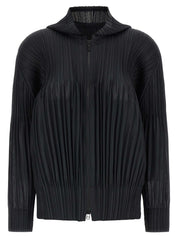 Pleats Please Issey Miyake Knitwear Cardigan — Fluffy Basics