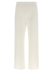 Pleats Please Issey Miyake February Pants - White Trousers