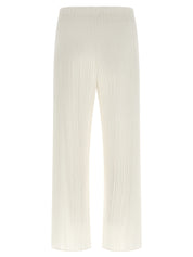 Pleats Please Issey Miyake February Pants - White Trousers