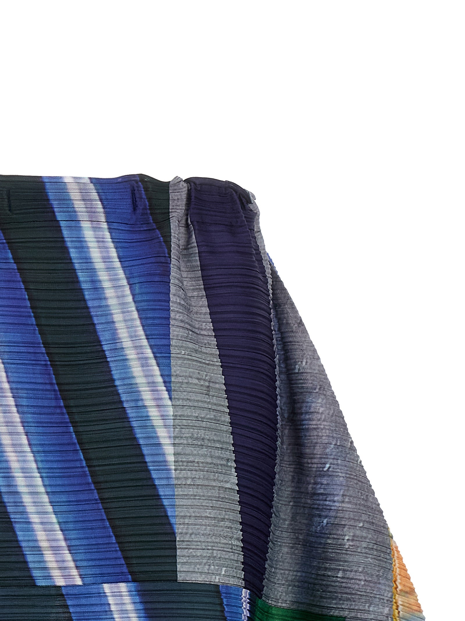 Pleats Please Issey Miyake City Collage Skirt