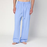 Pantalon de pyjama Tekla Bleuet en coton biologique