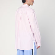 Tekla Pink Striped Pyjama Shirt — Organic Cotton Comfort
