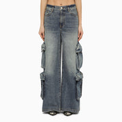 AMIRI Jeans baggy cargo in denim blue