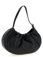 A.p.c. Ninon Hoop Shoulder Bag — Black Leather