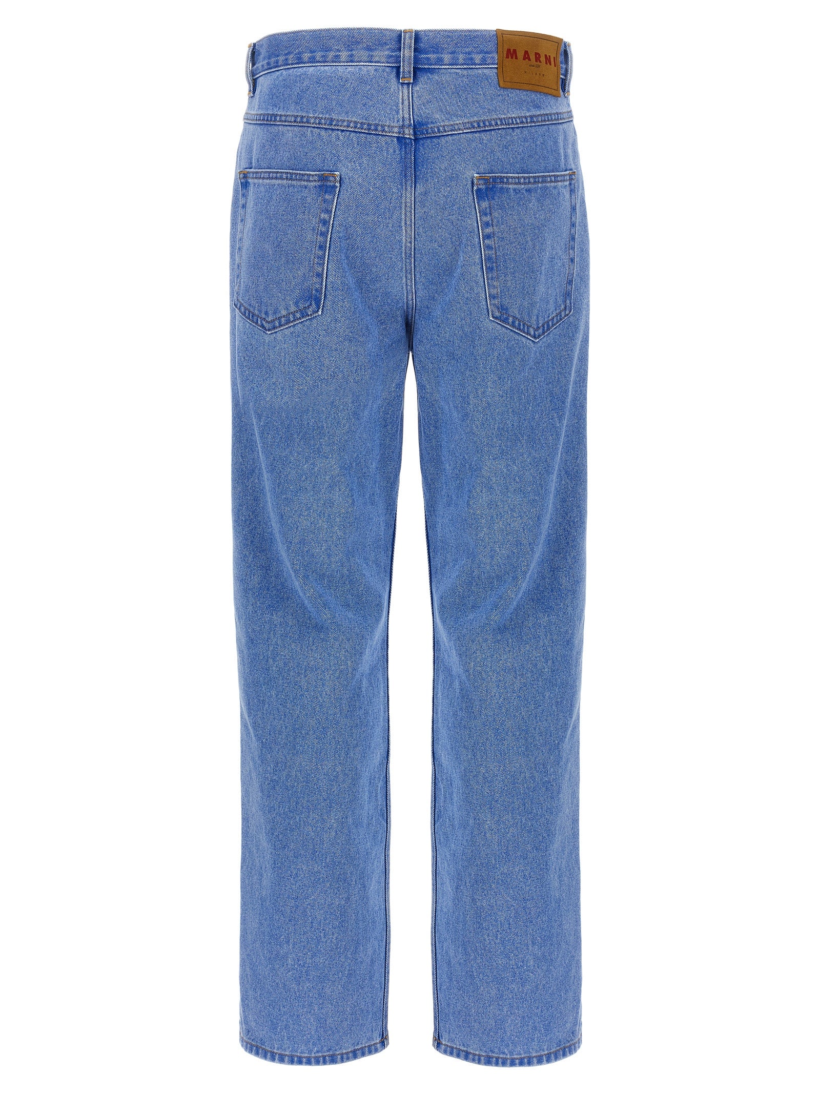Marni Bleached Coated Jeans