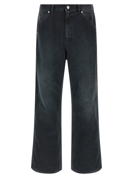 Marni Cargo Jeans for Men — Black Cotton Denim