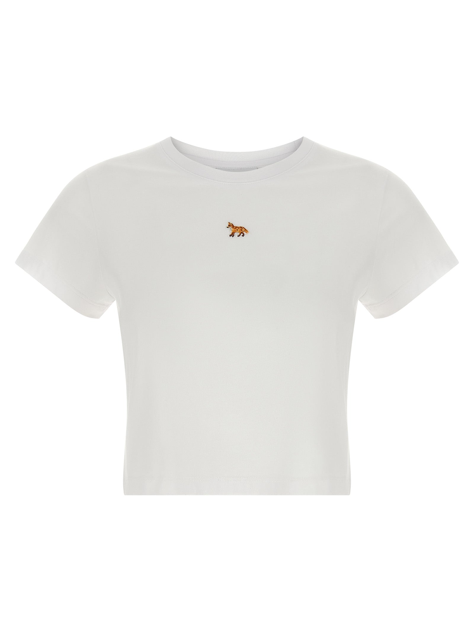 Maison Kitsuné Baby Fox Cropped T‑shirt — Women’s Topwear