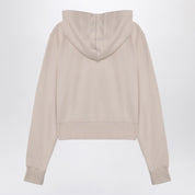 Palm Angels Logo hoodie light beige