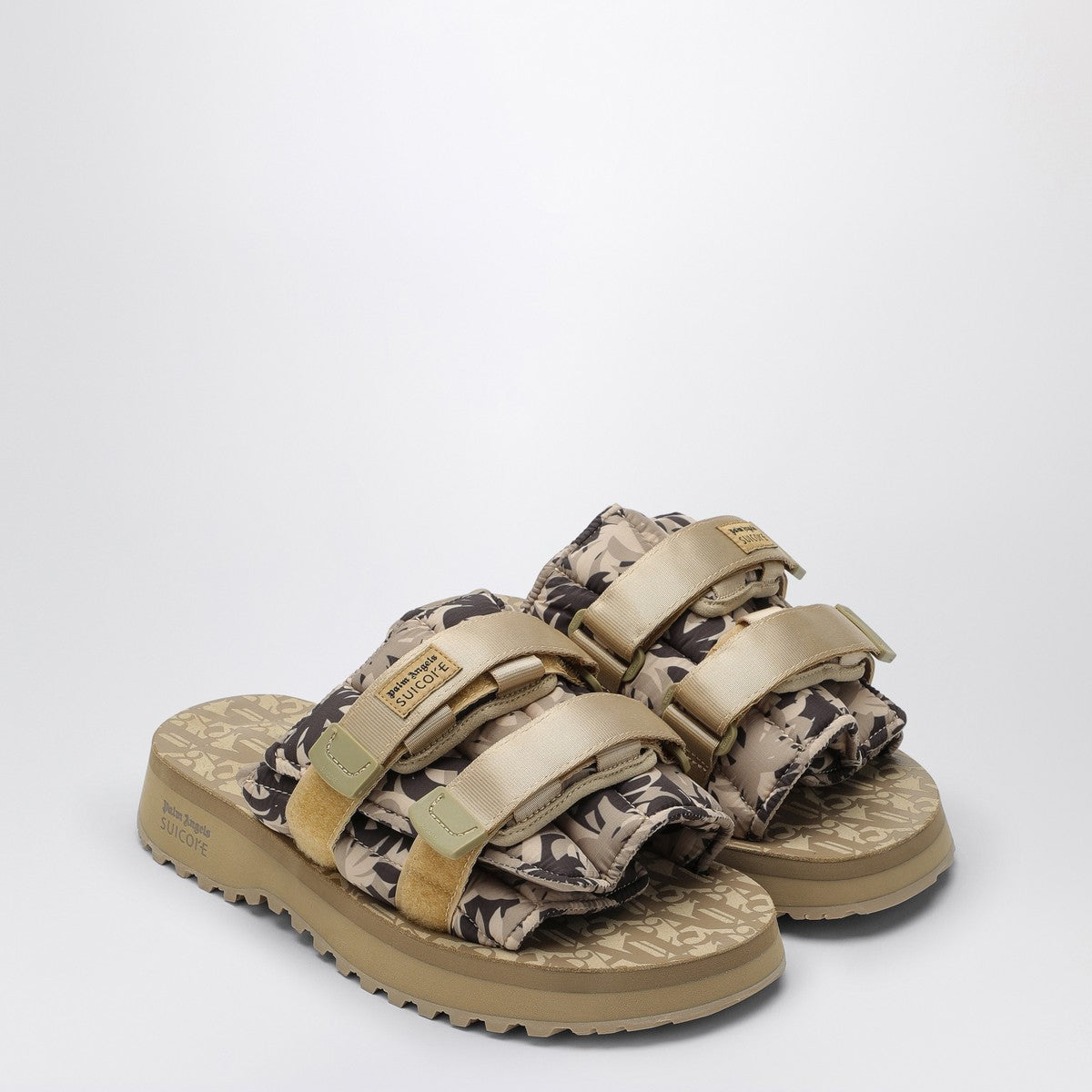 Palm Angels Beige Sandal X Suicoke