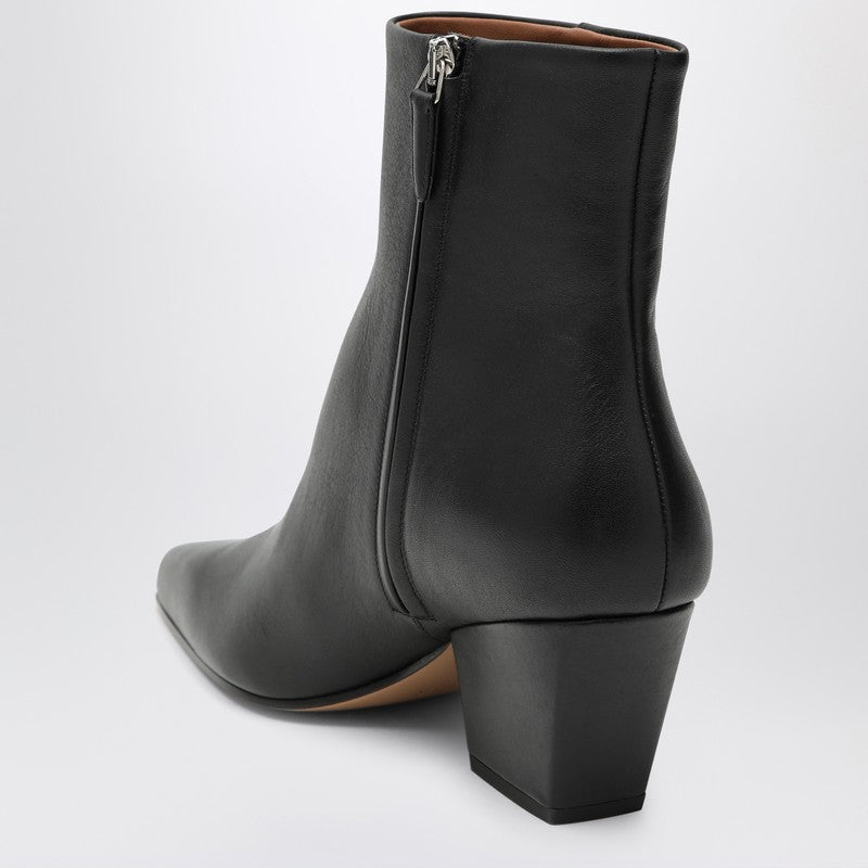 Paris Texas Black leather ankle boot Jane