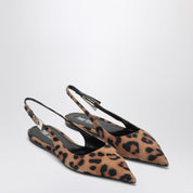 Leopard Slingback Jessica — Paris Texas Low Heel