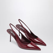 Escarpins Paris Texas Lidia rouge noir en cuir verni