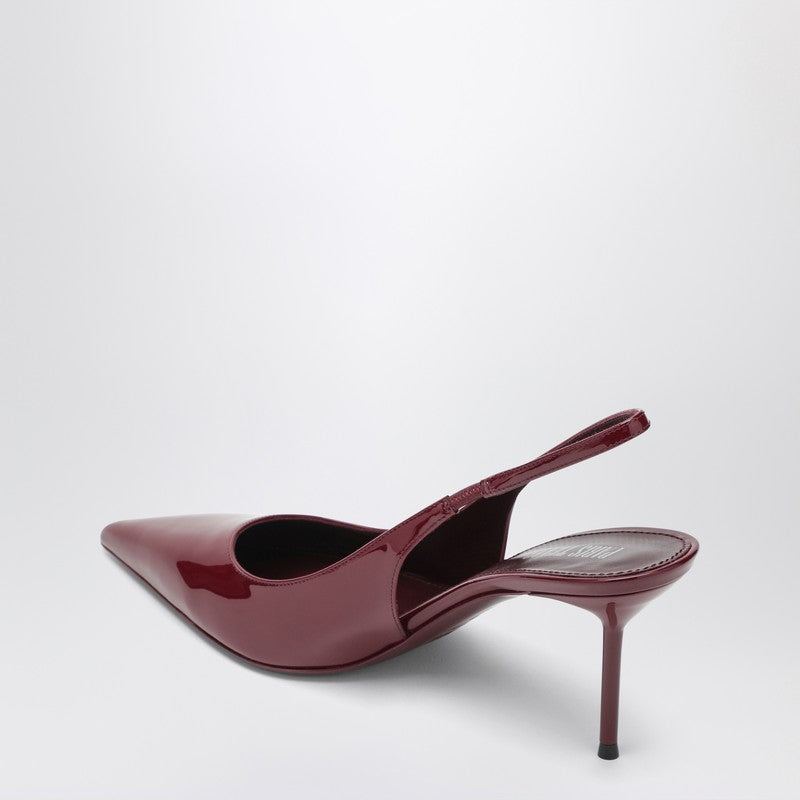 Escarpins Paris Texas Lidia rouge noir en cuir verni