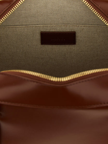 A.p.c. Virginie Box Handbag — Smooth Leather, Brown