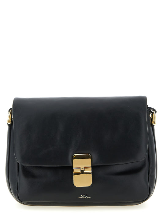 A.p.c. Grace Soft Small Crossbody Bag — Black