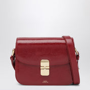 Bolso bandolera APC Grace en piel lisa roja