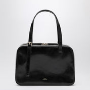 A.P.C. Virginia black leather box bag
