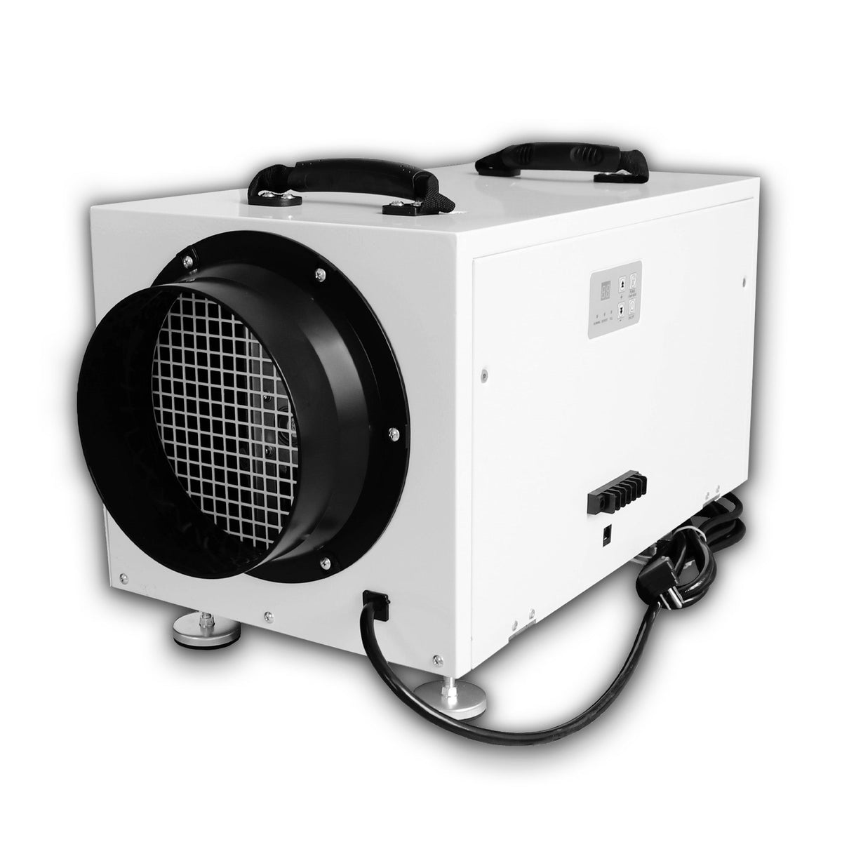 Pioneer QHD070 115V 70-Pint Per Day Whole-House Commercial Grade Ductable High Performance Dehumidifier - QHD070AUDH26WH
