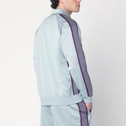 Needles Gray blue/purple zip sweatshirt