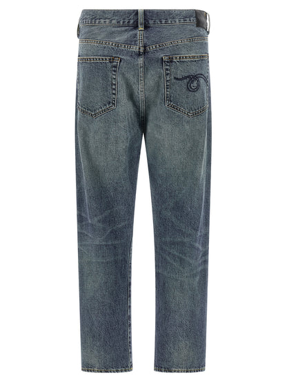 R13 Crossover Jeans — Stonewashed Women's Jeans