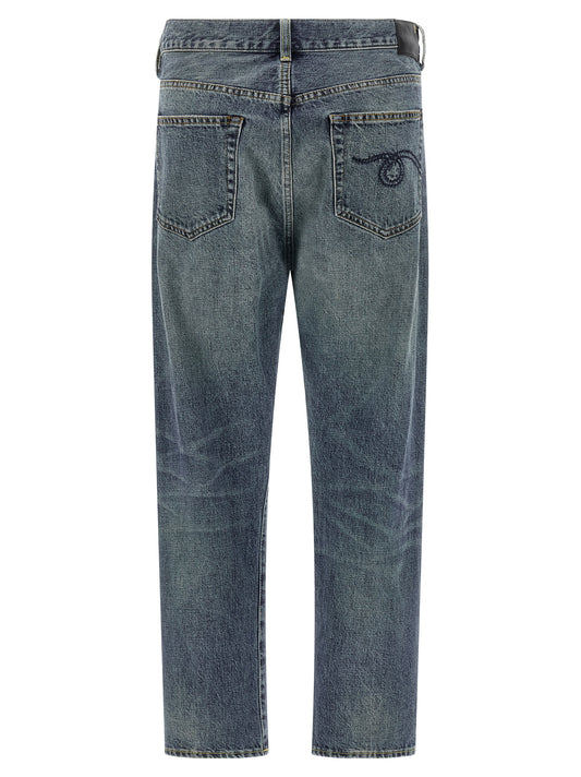 R13 Crossover Jeans — Stonewashed Women's Jeans