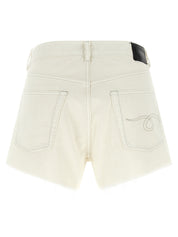 R13 X-bf Shorts — Distressed Cotton Denim Shorts