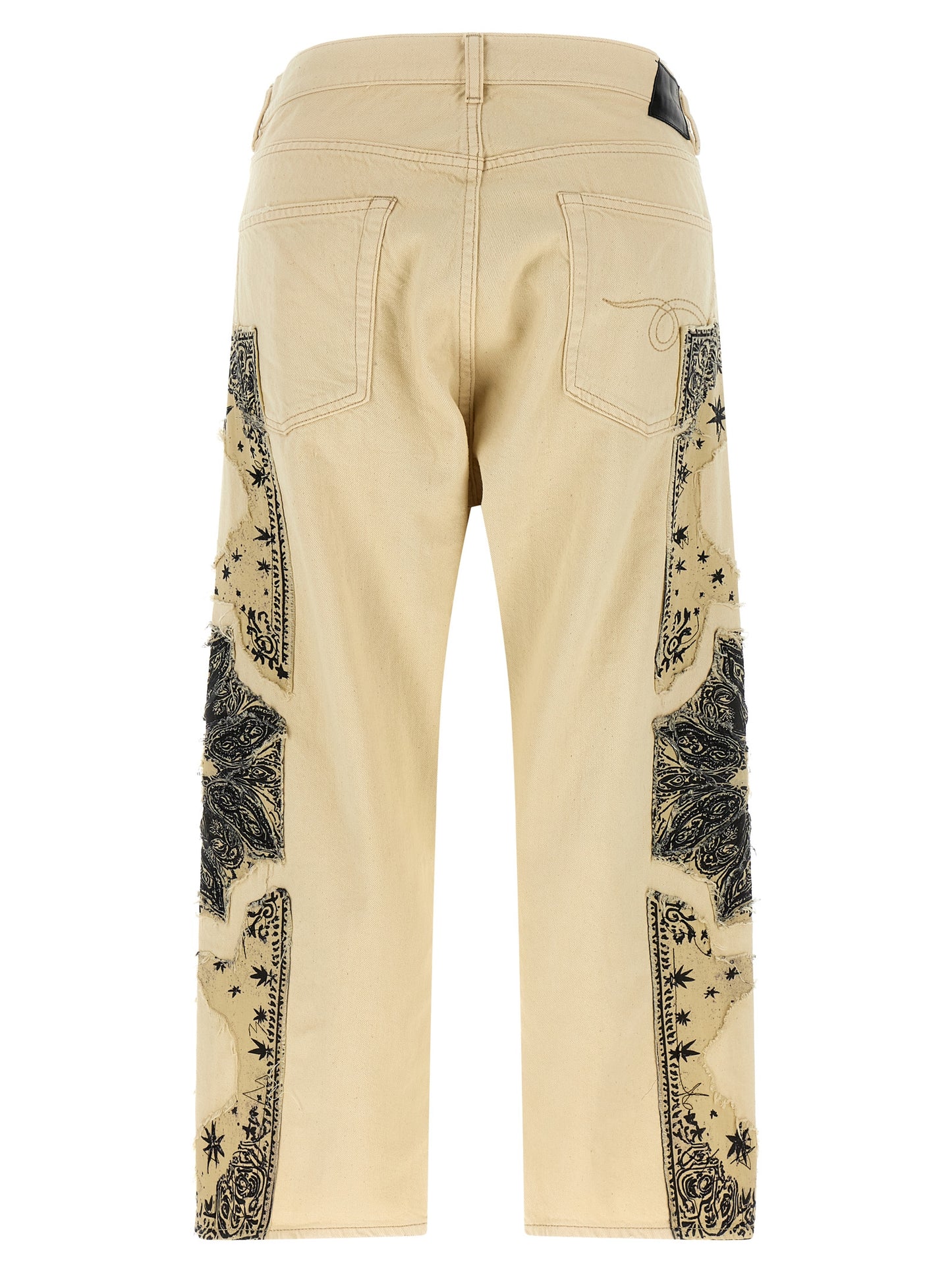 R13 X-bf Jeans — Women's Beige Straight Jeans