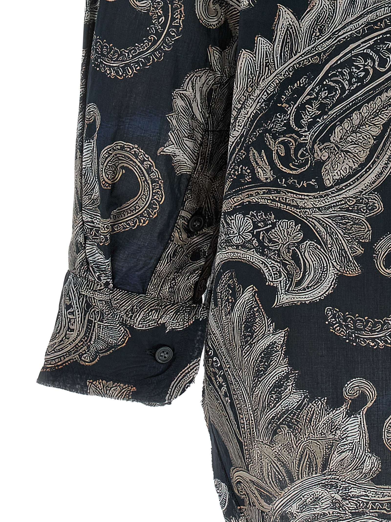 R13 Paisley Print Shirt for Women - Oversized Fit