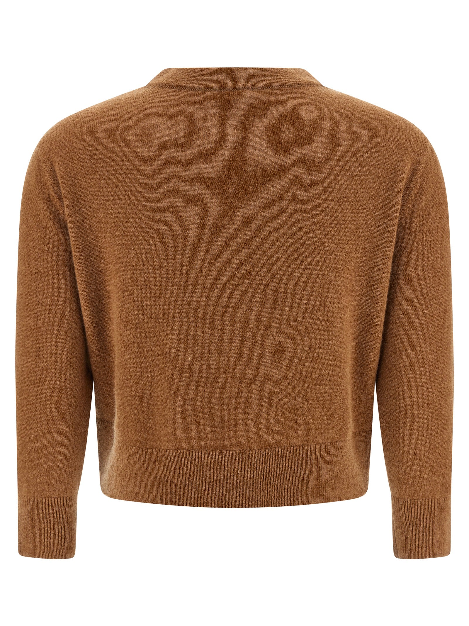 R13 Knot Cardigan — Brown Cashmere Knitwear (Oversized)