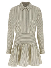 Staud Rocco Dress — Striped Cotton Mini Dress