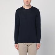 Roberto Collina navy blue cotton sweater