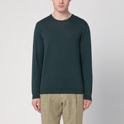 Roberto Collina dark green cotton sweater