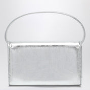 ROGER VIVIER Silver Micro Pilgrim Bag — Leather Handbag