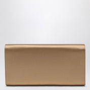 Roger Vivier Efflorescence clutch bag in beige satin