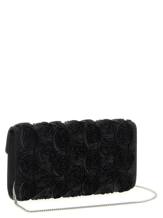 Roger Vivier Efflorescence Clutch — Satin Floral Clutch