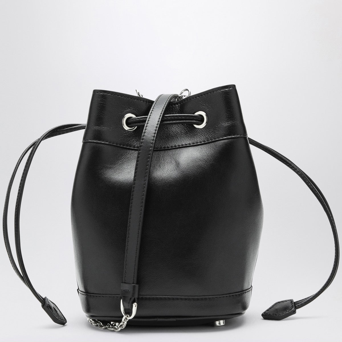 Black Leather Bucket Bag — Très Vivier by Roger Vivier