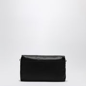 ROGER VIVIER Viv' Choc Large — Black Leather Shoulder Bag