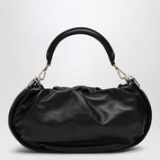 Roger Vivier Viv'' Choc Royal black leather hobo bag