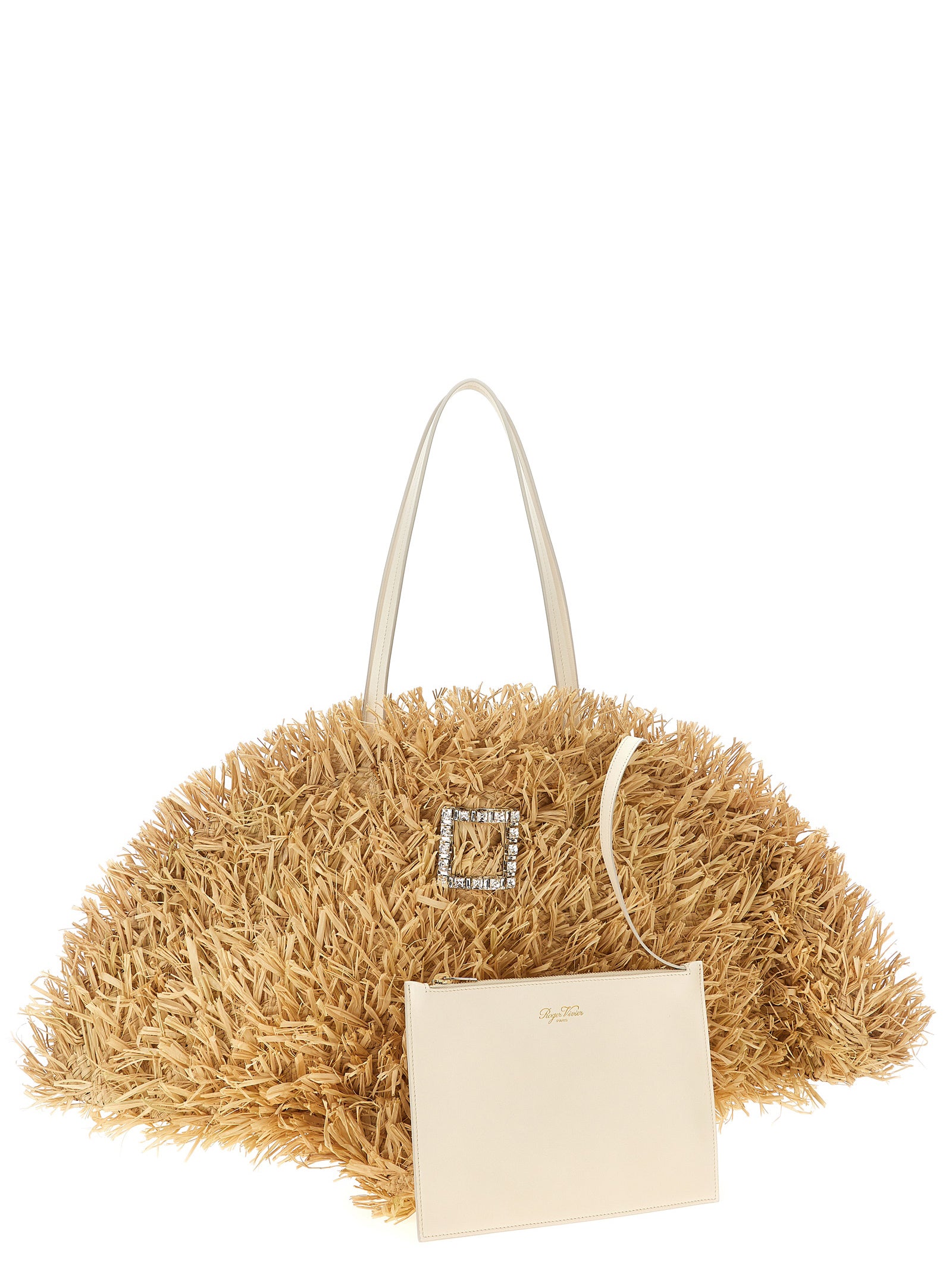 Roger Vivier Tres Vivier Panier Large Shopper Bag